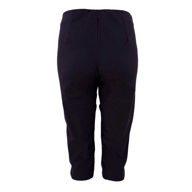 BLACK COLOUR - BEATE CAPRI PANTS | BLACK