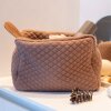 BY LOHN - QUILTED TOILET BAG | BROWN SUGAR