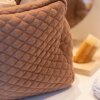 BY LOHN - QUILTED TOILET BAG | BROWN SUGAR