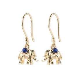 A BEAUTIFUL STORY - FREEDOM ELEPHANT LAPIS LAZULI EARRINGS
