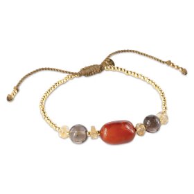 A BEAUTIFUL STORY - EXCITED CARNELIAN BRACELET