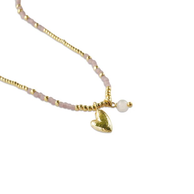 A BEAUTIFUL STORY - HONORED ROSE QUARTZ NECKLACE