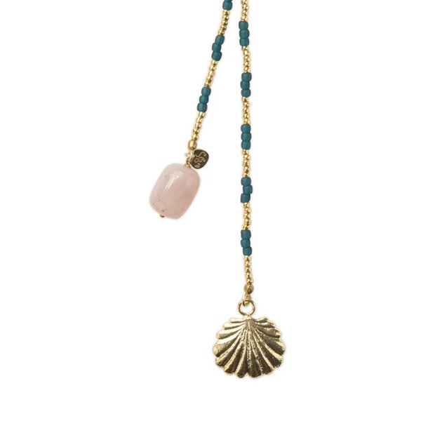 A BEAUTIFUL STORY - ENTIRE ROSE QUARTZ NECKLACE
