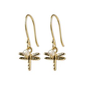 A BEAUTIFUL STORY - FREEDOM DRAGONFLY LABRADORITE EARRINGS