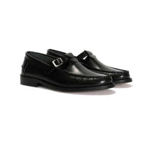 DICO Copenhagen - T-BAR LOAFER IN POLIDO LEATHER | BLACK