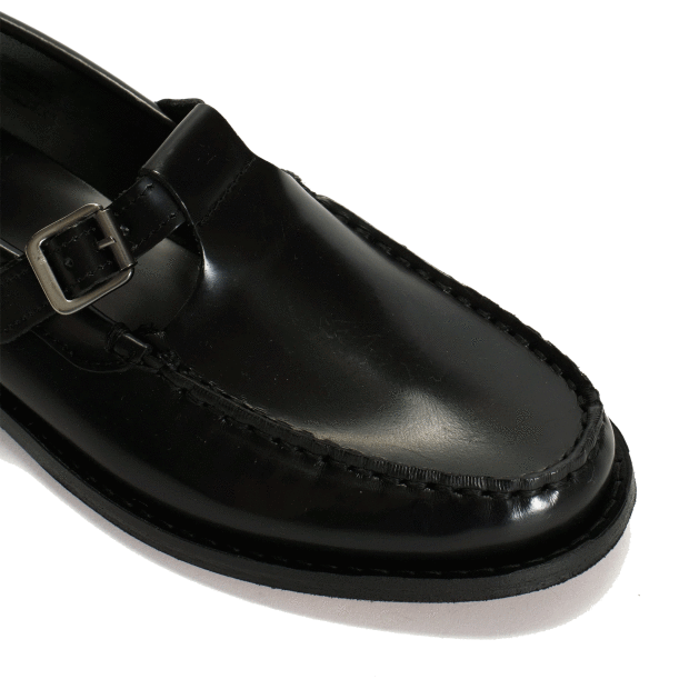 DICO Copenhagen - T-BAR LOAFER IN POLIDO LEATHER | BLACK