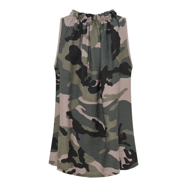 MARTA DU CHATEAU - LUCINA TOP | MILITARY