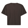 NEO NOIR - VIEST EMB BLOUSE | DARK BROWN NEO NOIR - VIEST EMB BLOUSE | DARK BROWN