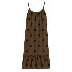 MARTA DU CHATEAU - LULIANA DRESS | BROWN