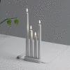UYUNI - LED RECHARGEABLE BASE, TAPER 4 | WHITE UYUNI - LED RECHARGEABLE BASE, TAPER 4 | WHITE