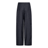 CO COUTURE - TERRY BARREL PANTS | NAVY DENIM