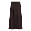CO COUTURE - ALINI ANYA PLEAT SKIRT | DARK BROWN CO COUTURE - ALINI ANYA PLEAT SKIRT | DARK BROWN