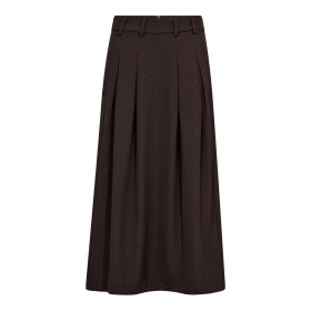 CO COUTURE - ALINI ANYA PLEAT SKIRT | DARK BROWN