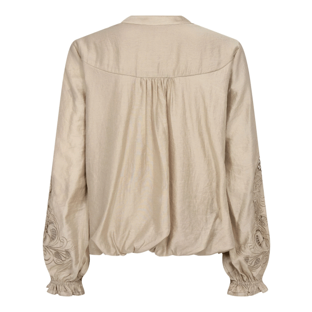 CO COUTURE - DELIN BALLOON EMB SHIRT | MINK