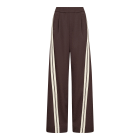 CO COUTURE - ALINI DOUBLE PANEL PANTS | DARK BROWN