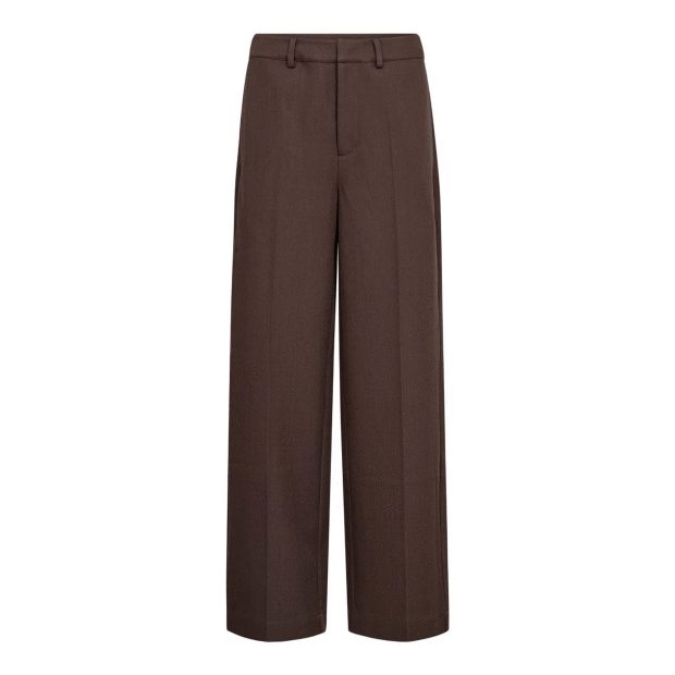 CO COUTURE - LUNA WIDE PANTS | DARK BROWN
