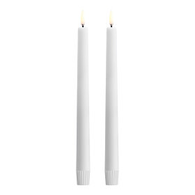 UYUNI - OUTDOOR LED TAPER CANDLE | WHITE UYUNI - OUTDOOR LED TAPER CANDLE | WHITE