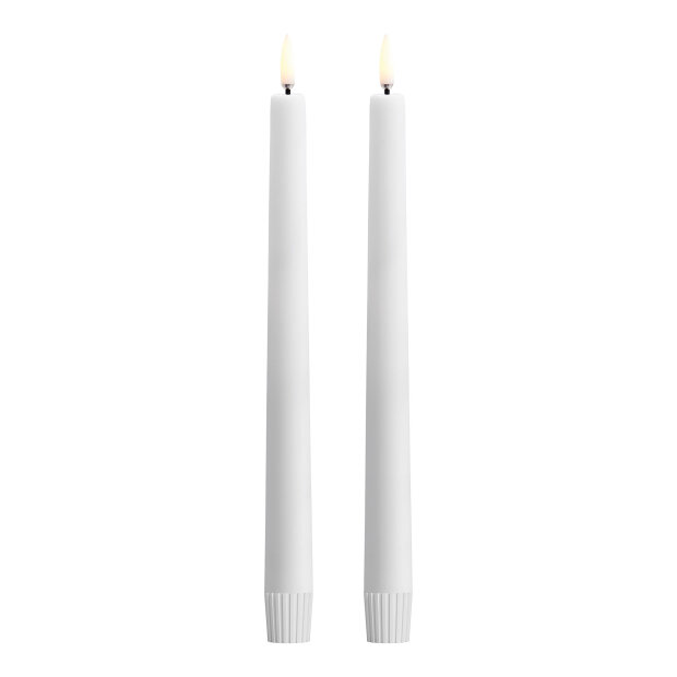 UYUNI - OUTDOOR LED TAPER CANDLE | WHITE