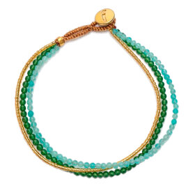 IBU JEWELS - LULU DUA BRACELET | MIX GREEN