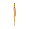 STINE A - BOUNCE EARRING W/CHAINS AND BEHIND EAR PENDANT | FORGYLDT