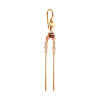 STINE A - BOUNCE EARRING W/CHAINS AND BEHIND EAR PENDANT | FORGYLDT