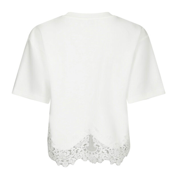 NEO NOIR - IRIA LACE TEE | WHITE