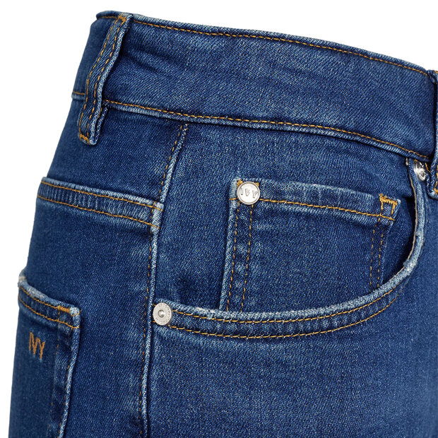 IVY COPENHAGEN - MEDINA WIDE CROPPED JEANS WASH GLASGOW | DENIM BLUE