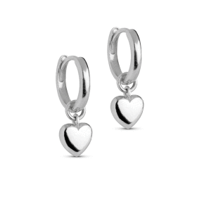 ENAMEL COPENHAGEN - AMORE HOOPS | SØLV