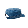 BLACK COLOUR - GLENNA DENIM CAP | BLUE DENIM