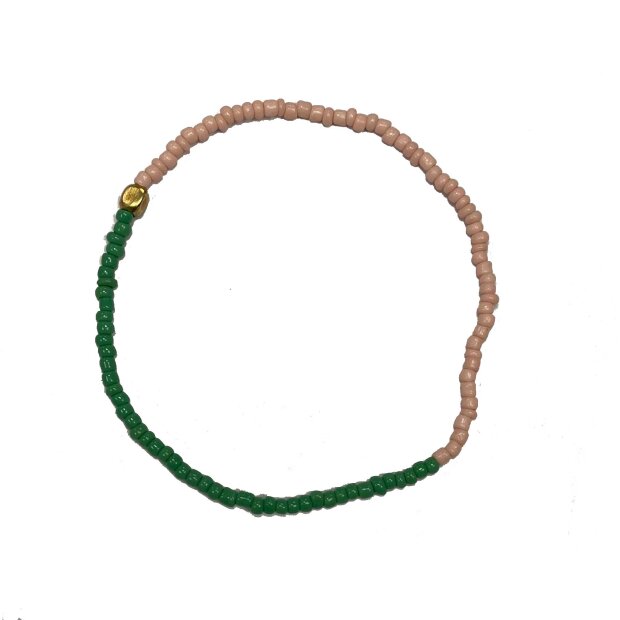 ANNAVII - ANA ARMBÅND | ROSA/GREEN