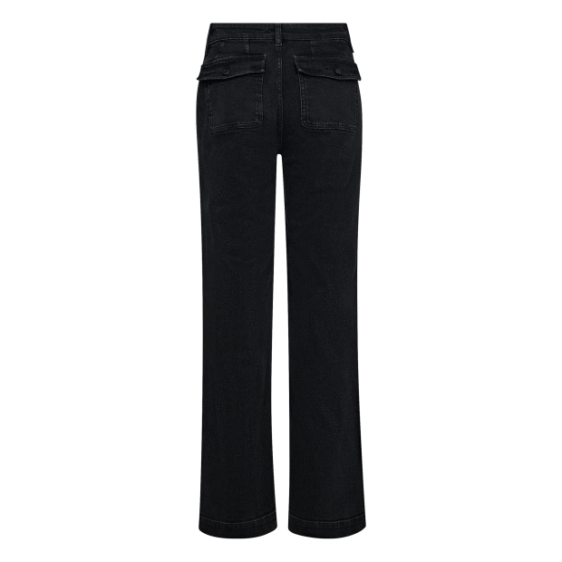 IVY COPENHAGEN - AUGUSTA FRENCH JEANS WASH FADED BLACK | BLACK