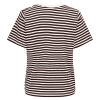 JDY - PISA S/S PRINT T-SHIRT | CLOUD DANCER/DARK BROWN