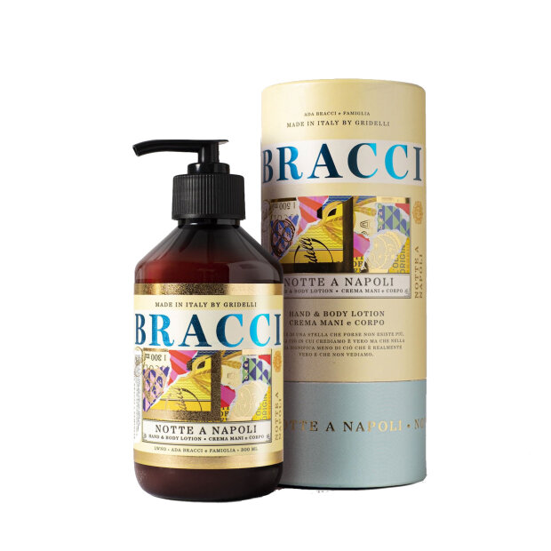 BRACCI - HAND AND BODY LOTION, 300ML | NOTTE A NAPOLI