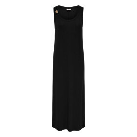 JDY - UFFA S/L LONG DRESS | BLACK