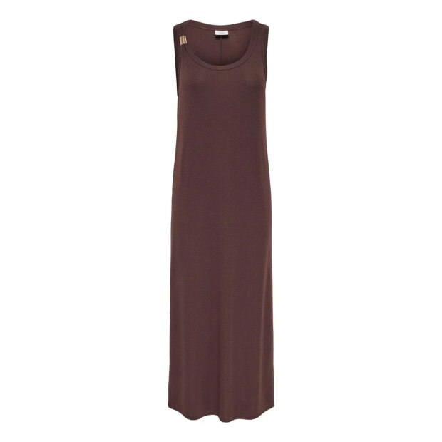 JDY - UFFA S/L LONG DRESS | CHICORY COFFEE
