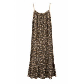 MARTA DU CHATEAU - LULIANA DRESS | CAMELLO LEO