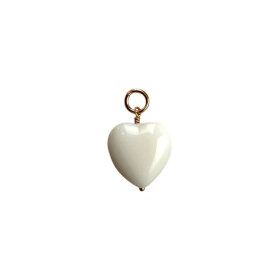PICO - FRENCH GRANDE HEART PENDANT | FG/IVORY