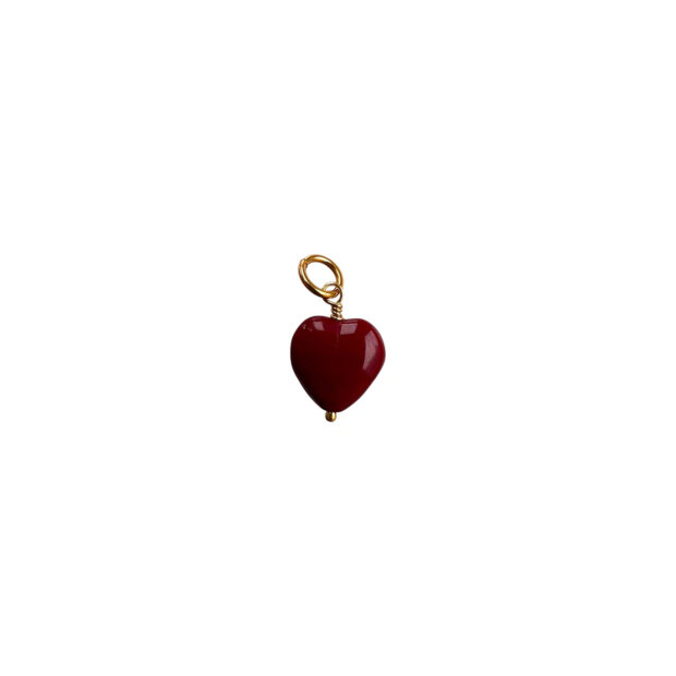 PICO - FRENCH HEART PENDANT | FG/WINE