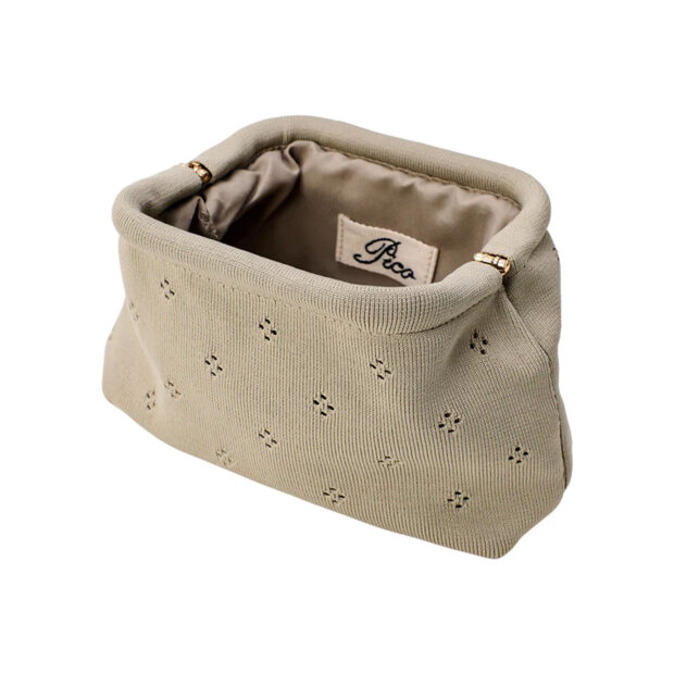 PICO - SMALL FLEUR CLUTCH | GREY