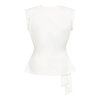 CO COUTURE - ORIANE PLEAT TIE TOP | WHITE CO COUTURE - ORIANE PLEAT TIE TOP | WHITE