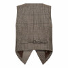 CO COUTURE - VEYA CHECK WRAP VEST | BROWN