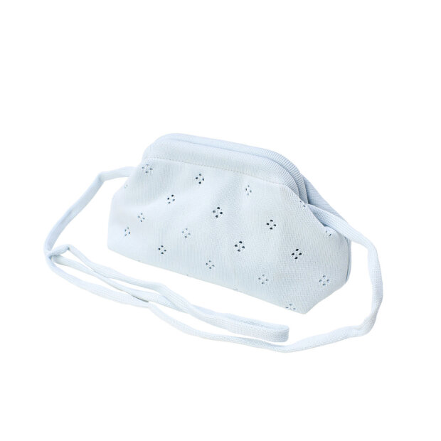 PICO - SMALL FLEUR CLUTCH | ICE BLUE