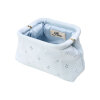 PICO - SMALL FLEUR CLUTCH | ICE BLUE