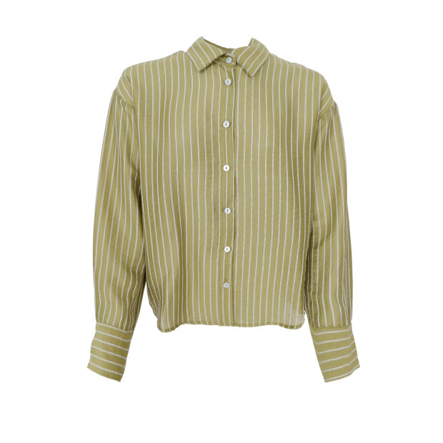 BLACK COLOUR - MALONE SHIRT | DK LIME