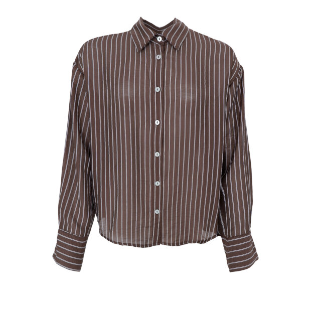 BLACK COLOUR - MALONE SHIRT | COFFEE