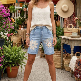 MARTA DU CHATEAU - BUPPHA SHORTS |  DENIM