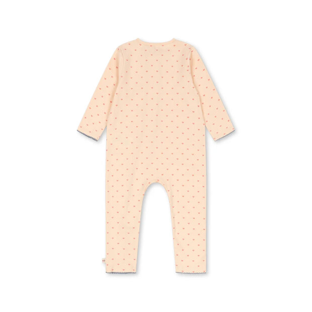 KONGES SLØJD - BASIZ ZIP ONESIE GOTS | TEDDY COEUR