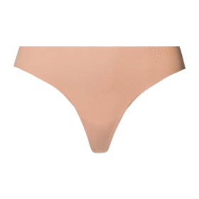 HANRO - THONG - INVISIBLE COTTON | BEIGE