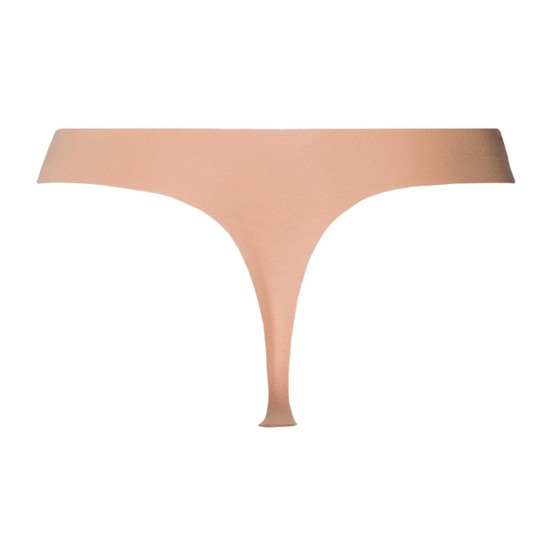 HANRO - THONG - INVISIBLE COTTON | BEIGE