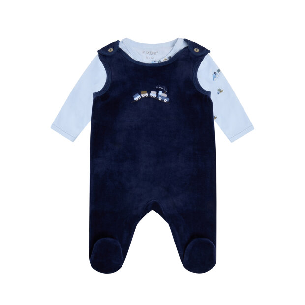 FIXONI - SET M BODY OG VELOUR ROMPER | NAVY BLAZER